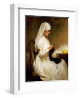 Portrait of a Nurse from the Red Cross-Gabriel Emile Niscolet-Framed Premium Giclee Print