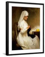 Portrait of a Nurse from the Red Cross-Gabriel Emile Niscolet-Framed Giclee Print