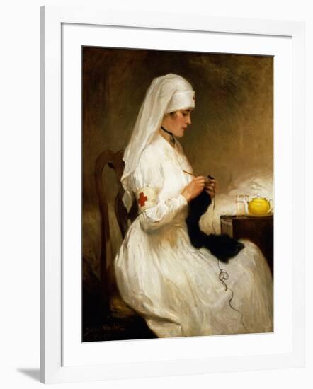 Portrait of a Nurse from the Red Cross-Gabriel Emile Niscolet-Framed Giclee Print