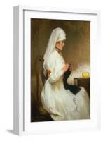 Portrait of a Nurse from the Red Cross-Gabriel Emile Niscolet-Framed Giclee Print