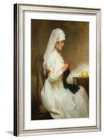 Portrait of a Nurse from the Red Cross-Gabriel Emile Niscolet-Framed Giclee Print