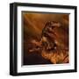 Portrait of a Pair of Megalosaurus Dinosaurs-null-Framed Art Print