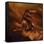 Portrait of a Pair of Megalosaurus Dinosaurs-null-Framed Stretched Canvas
