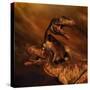 Portrait of a Pair of Megalosaurus Dinosaurs-null-Stretched Canvas