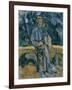 Portrait of a Peasant. 1905-06-Paul Cézanne-Framed Giclee Print