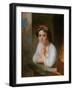 Portrait of a Peasant Girl, 1857-Thomas Sully-Framed Giclee Print