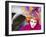 Portrait of a Person Dressed in Mask and Costume Taking Part in Carnival, Venice, Italy-Lee Frost-Framed Photographic Print