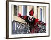 Portrait of a Person Dressed in Mask and Costume Taking Part in Carnival, Venice, Italy-Lee Frost-Framed Photographic Print