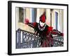 Portrait of a Person Dressed in Mask and Costume Taking Part in Carnival, Venice, Italy-Lee Frost-Framed Photographic Print