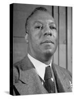 Portrait of A. Philip Randolph, the Head of Brotherhood of Sleeping Car Porters-null-Stretched Canvas