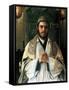 Portrait of a Pious Young Rabbi-Isidor Kaufmann-Framed Stretched Canvas