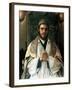 Portrait of a Pious Young Rabbi-Isidor Kaufmann-Framed Art Print
