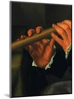 Portrait of a Player with Flute (The Flute Player)-null-Mounted Giclee Print