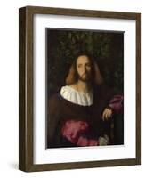 Portrait of a Poet (Ludovico Ariost), C. 1516-Jacopo Palma Il Vecchio the Elder-Framed Giclee Print