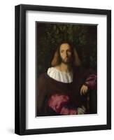 Portrait of a Poet (Ludovico Ariost), C. 1516-Jacopo Palma Il Vecchio the Elder-Framed Giclee Print