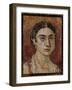 Portrait of a Pompeian Matron (Woman's Portrait), 1st Century, Mosaic Floor-null-Framed Giclee Print