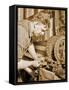 Portrait of a Powerhouse Mechanic, C.1924-Lewis Wickes Hine-Framed Stretched Canvas