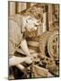 Portrait of a Powerhouse Mechanic, C.1924-Lewis Wickes Hine-Mounted Photographic Print