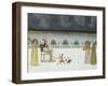 Portrait of a Princess Seated on a Terrace-null-Framed Giclee Print