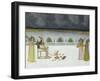 Portrait of a Princess Seated on a Terrace-null-Framed Giclee Print