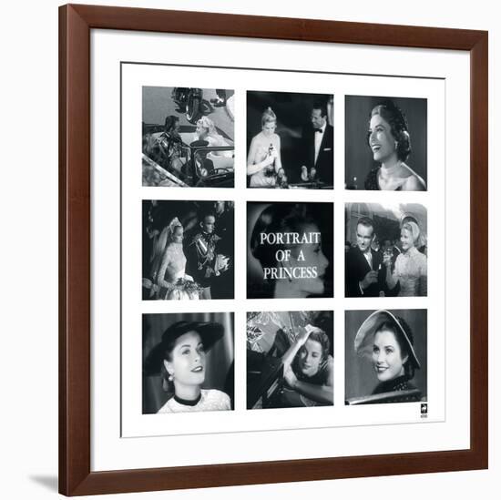 Portrait of A Princess-British Pathe -Framed Premium Giclee Print