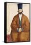 Portrait of a Qajar Noble, C.1864-5-null-Framed Stretched Canvas