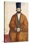 Portrait of a Qajar Noble, C.1864-5-null-Stretched Canvas