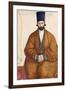 Portrait of a Qajar Noble, C.1864-5-null-Framed Premium Giclee Print