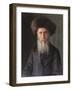 Portrait of a Rabbi-Isidor Kaufmann-Framed Art Print