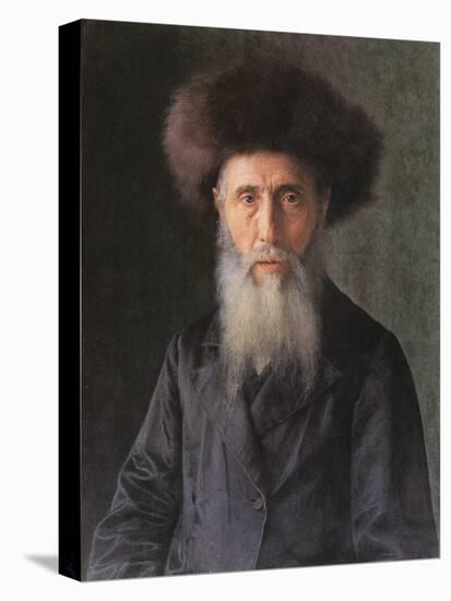 Portrait of a Rabbi-Isidor Kaufmann-Stretched Canvas