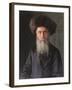 Portrait of a Rabbi-Isidor Kaufmann-Framed Art Print