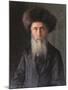 Portrait of a Rabbi-Isidor Kaufmann-Mounted Art Print