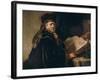 Portrait of a rabbi-Rembrandt Rembrandt-Framed Giclee Print