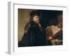 Portrait of a rabbi-Rembrandt Rembrandt-Framed Giclee Print