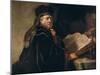 Portrait of a rabbi-Rembrandt Rembrandt-Mounted Giclee Print