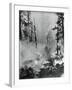 Portrait of A Raging Forrest Fire-null-Framed Photographic Print