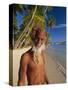 Portrait of a Rasta Man at Pigeon Point, Tobago, Trinidad and Tobago, West Indies, Caribbean-Gavin Hellier-Stretched Canvas