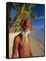 Portrait of a Rasta Man at Pigeon Point, Tobago, Trinidad and Tobago, West Indies, Caribbean-Gavin Hellier-Framed Stretched Canvas