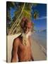 Portrait of a Rasta Man at Pigeon Point, Tobago, Trinidad and Tobago, West Indies, Caribbean-Gavin Hellier-Stretched Canvas