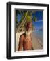 Portrait of a Rasta Man at Pigeon Point, Tobago, Trinidad and Tobago, West Indies, Caribbean-Gavin Hellier-Framed Photographic Print