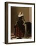 Portrait of a Richly Dressed Young Woman, C.1630 (Oil on Panel)-Pieter Codde-Framed Giclee Print