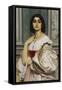 Portrait of a Roman Lady (La Nanna), 1859 (Oil on Canvas)-Frederic Leighton-Framed Stretched Canvas