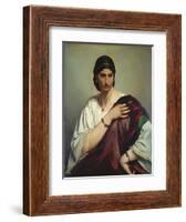 Portrait of a Roman Woman-Anselm Feuerbach-Framed Giclee Print