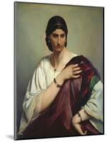 Portrait of a Roman Woman-Anselm Feuerbach-Mounted Giclee Print