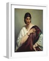 Portrait of a Roman Woman-Anselm Feuerbach-Framed Giclee Print