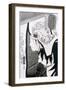 Portrait of a Ronin, from "Seichin Gushi Shozo"-Kuniyoshi Utagawa-Framed Giclee Print