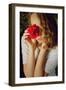 Portrait of a Rose-Michalina Wozniak-Framed Photographic Print