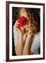 Portrait of a Rose-Michalina Wozniak-Framed Photographic Print