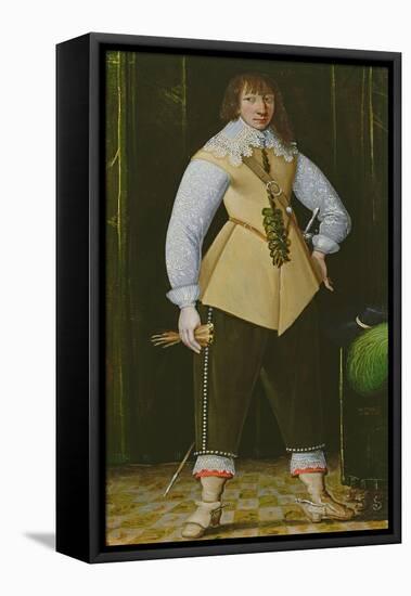 Portrait of a Royalist Cavalry Officer, C.1640-null-Framed Stretched Canvas