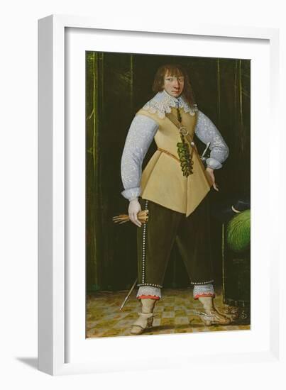 Portrait of a Royalist Cavalry Officer, C.1640-null-Framed Giclee Print